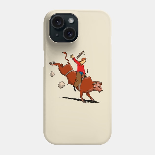 Rodeo Rider Phone Case by Peter Awax