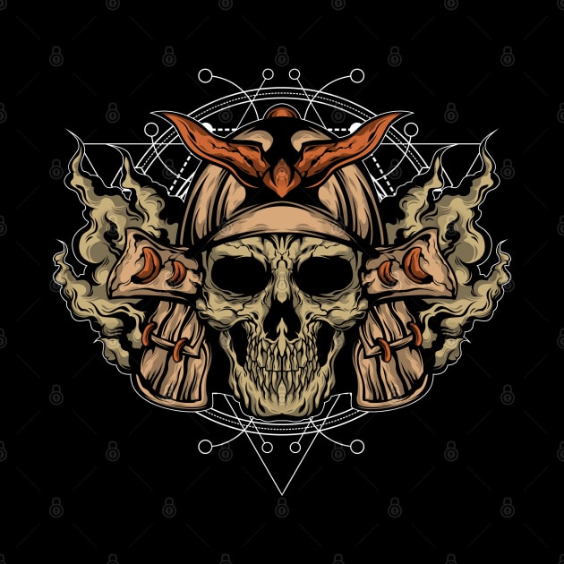 SAMURAI SKULL by sugiartoss_