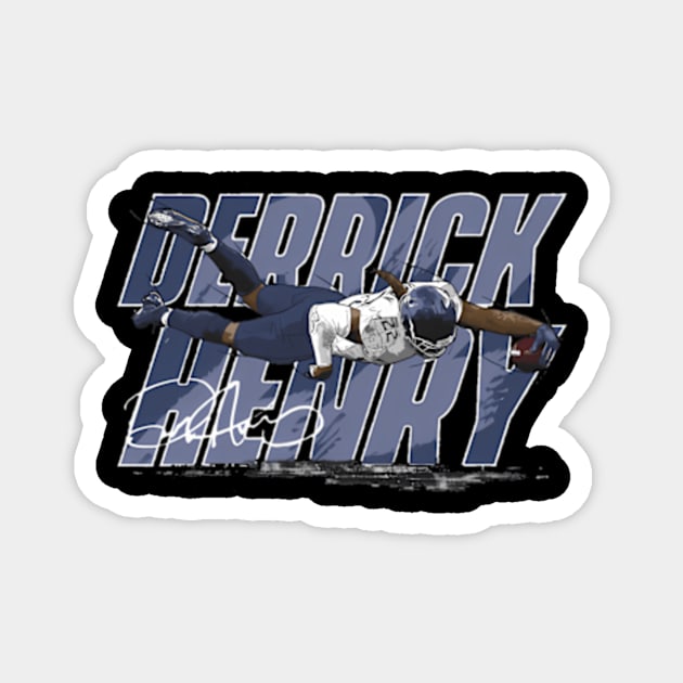 Derrick Henry Tennessee Touchdown Magnet by caravalo