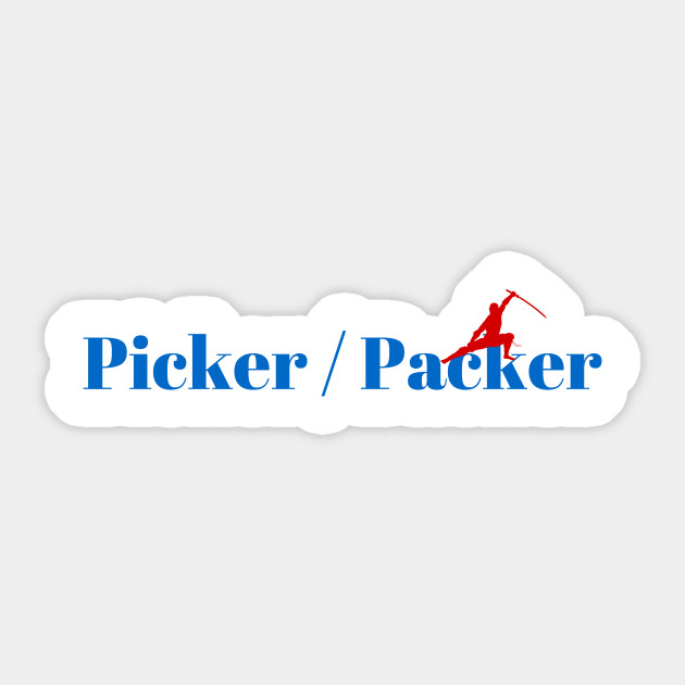 Master Picker Packer Ninja Pickerpacker Sticker Teepublic