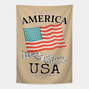 Classic Flag of America Tapestry