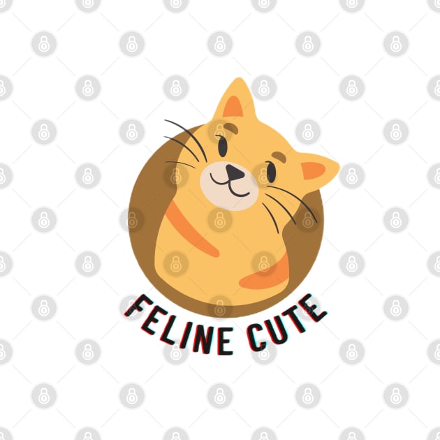 Feline Cute Artwork by kriitiika