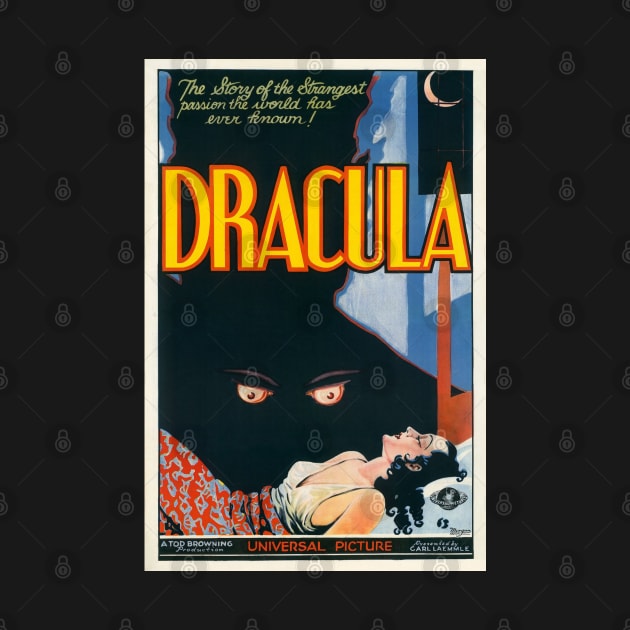 Dracula (1931) Movie Poster by Noir-N-More