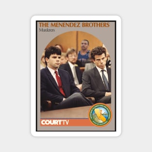 Menendez Brothers Basketball Card (Reversed with Mark Jackson) Magnet