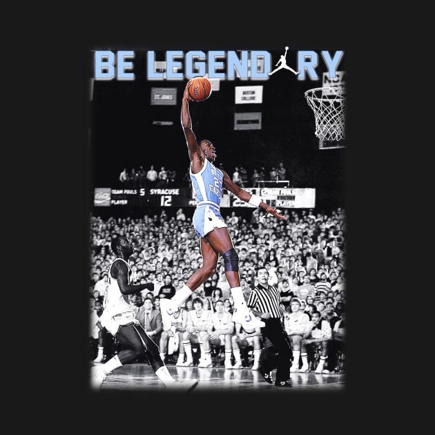 Michael Jordan UNC Be Legendary 90s Style