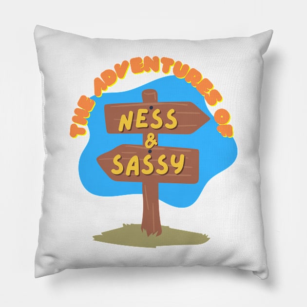 The Adventures of Ness & Sassy Pillow by Kryptozodiac