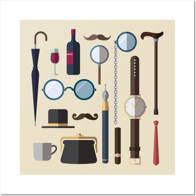 Gentleman's Accoutrements Art Print