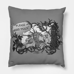 PLS MAKE PEACE Pillow