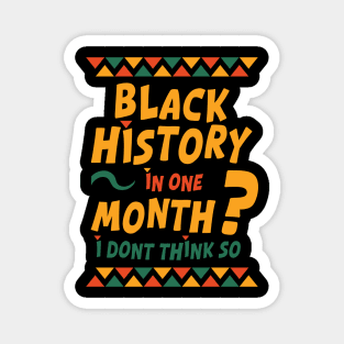 Old School Black History Magnet