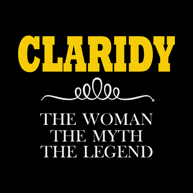 CLARIDY The Woman The Myth The Legend by Thai Quang