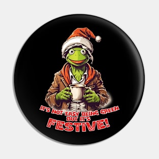 Muppet Frog Christmas Pin