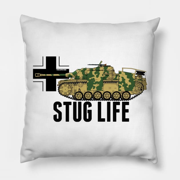 StuG LIFE Pillow by Panzerpicture