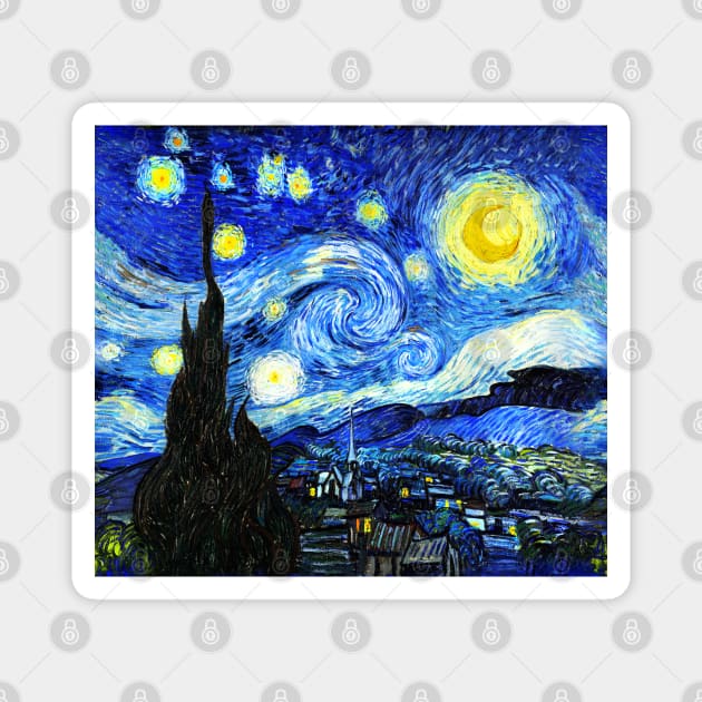 Starry Starry Night Magnet by Ellador