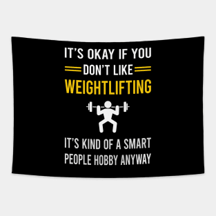 Smart People Hobby Weightlifting Lifting Tapestry