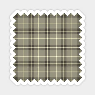 Khaki Tartan Magnet