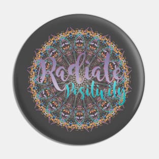 Radiate Positivity Mandala Pin