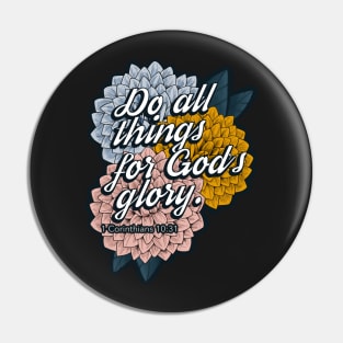 1 Corinthians 10:31 Pin