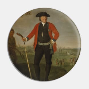 William Inglis, c 1712 - 1792. Surgeon and Captain of the Honourable Company of Edinburgh Golfers by David Allan Pin