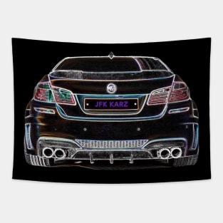 BMW M5 F10 Rear End Tapestry