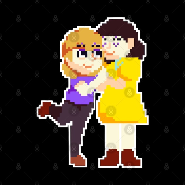 Pixel Art Pride Girl Love by RendyPratama