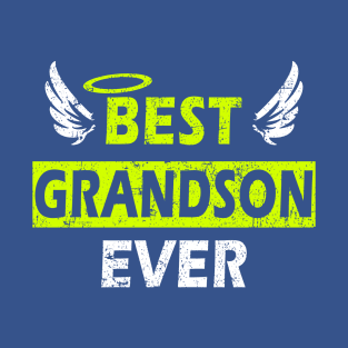 Best Grandson Ever - Perfect Gift Design with Wings T-Shirt