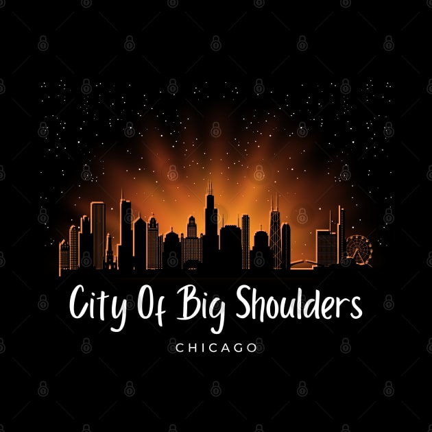 City Of Big Shoulders by Kenny The Bartender's Tee Emporium