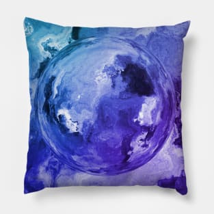 Ombre Fluid Pour Space Galaxy Pillow