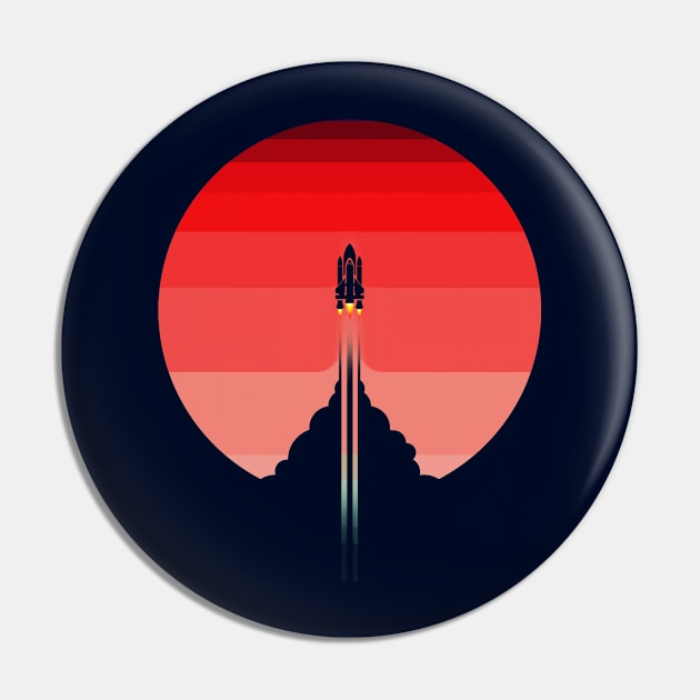 Landing in Mars Pin by Goldquills