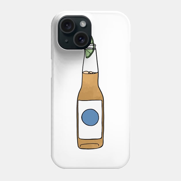 Watercolor Beer Bottle Phone Case by murialbezanson