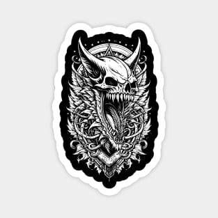 Skull Dragon Emblem Magnet