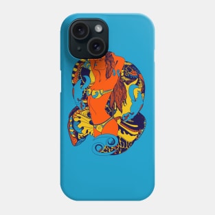 Orange Blue Cancer Beauty Phone Case