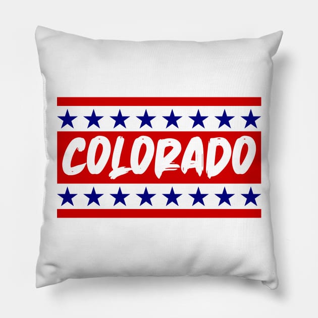 Colorado Pillow by colorsplash