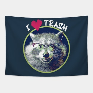 I Heart Trash Tapestry