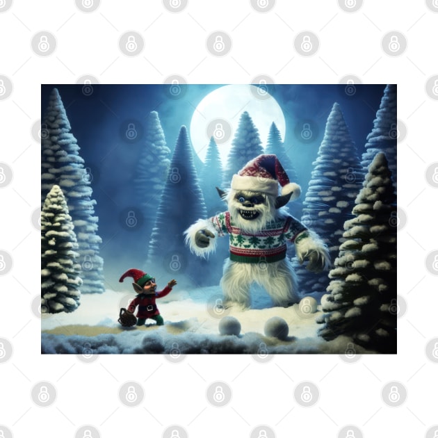 Believe in your-elf and the Christmas Yeti! by TooplesArt