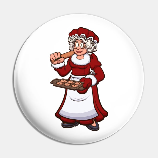 Mrs. Claus With Cookies Pin by TheMaskedTooner