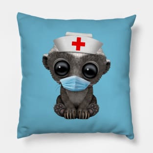 Cute Baby Honey Badger Nurse Pillow