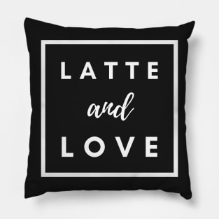 Latte and Love Pillow