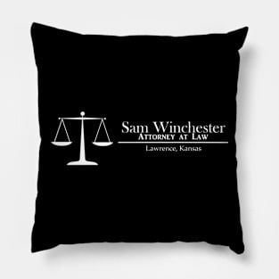 Lawyer Sam Winchester Pillow