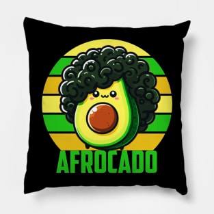 Afrocado - Funny African American Avocado Pillow