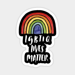 LGBTIQ Lives Matter Rainbow Magnet