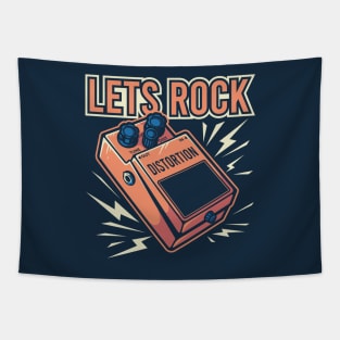 Lets Rock Guitar Distortion Tapestry