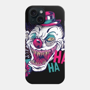 Halloween Joker creepy clown laugh Phone Case