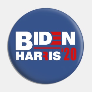 Biden Harris 2020 logo on blue Pin