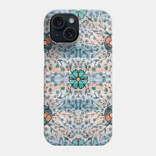 Spring Flowers and Leaves, boho Phone Case