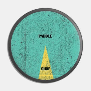 Surf and Paddle - funny surfers piechart Pin