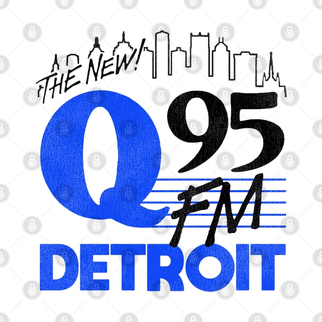 Retro Q 95 FM / 90s Detroit Radio Station by darklordpug