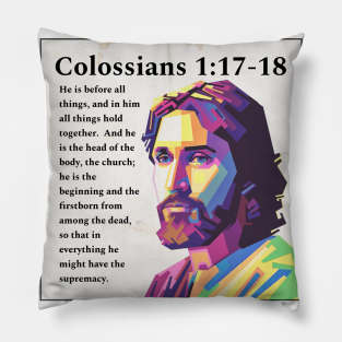 Colossians 1:17-18 Pillow