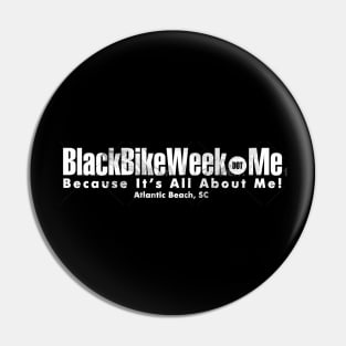 BlackBikeWeek.me - White Pin