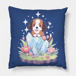 Beagle Dog Crystal Pillow