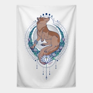 Howling Wolf Tapestry